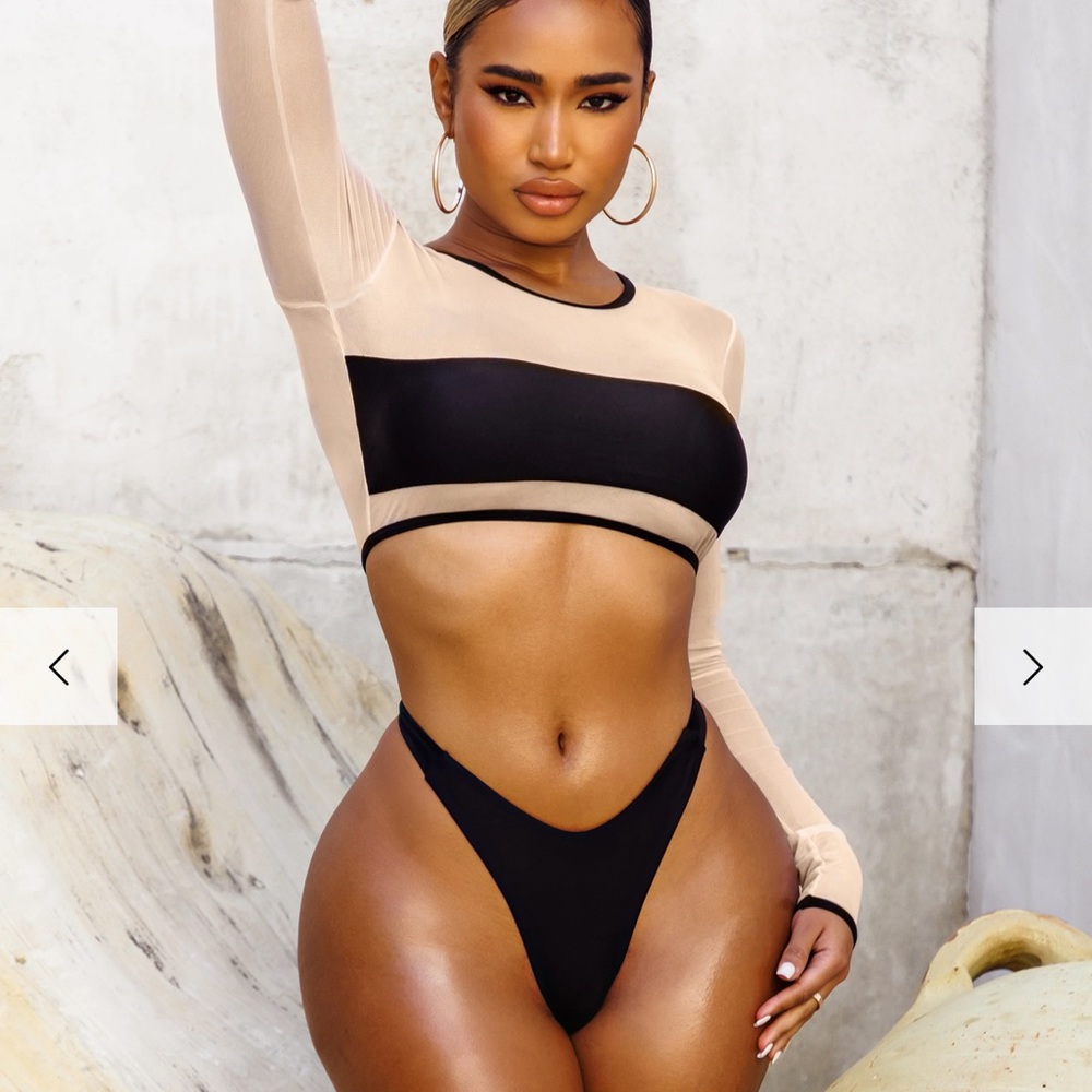 Mesh bikini set